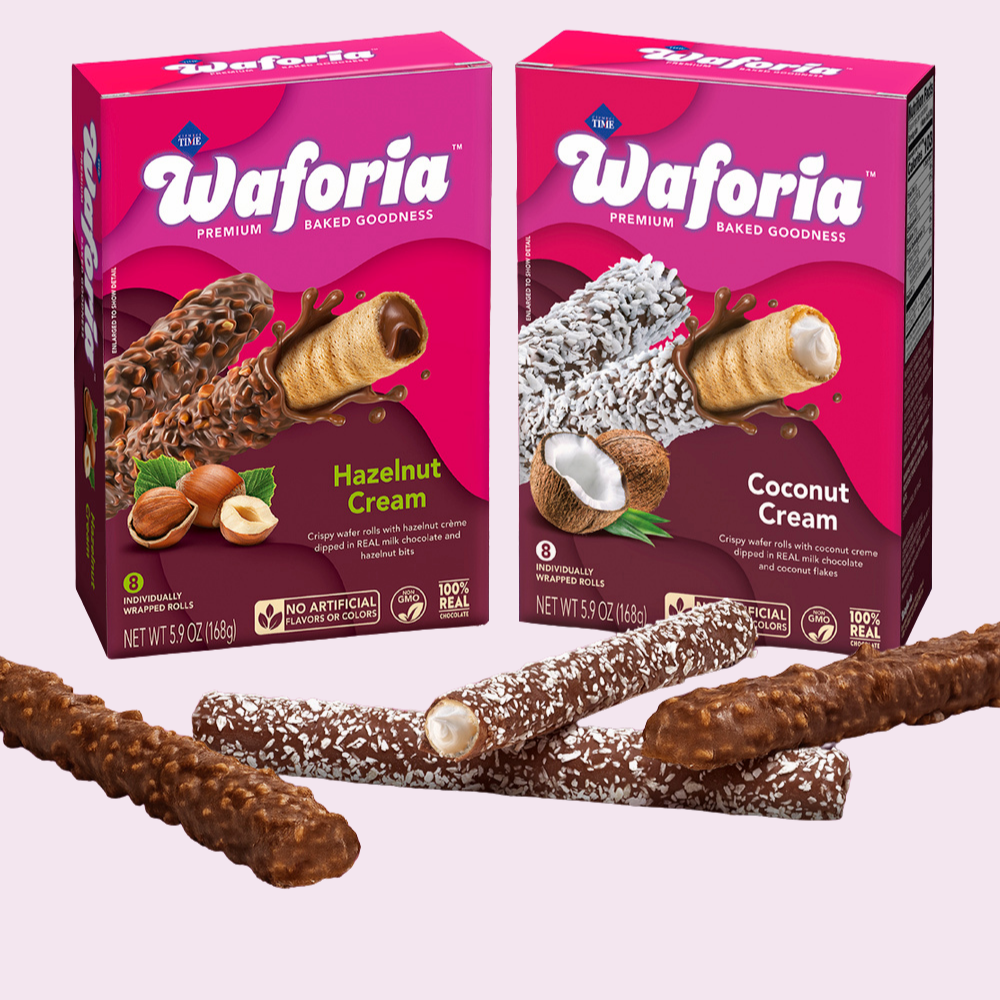 Chocolate Rolled Wafer Cookies