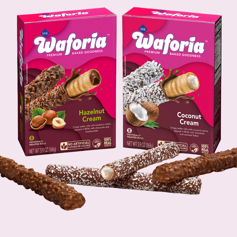 Chocolate Rolled Wafer Cookies