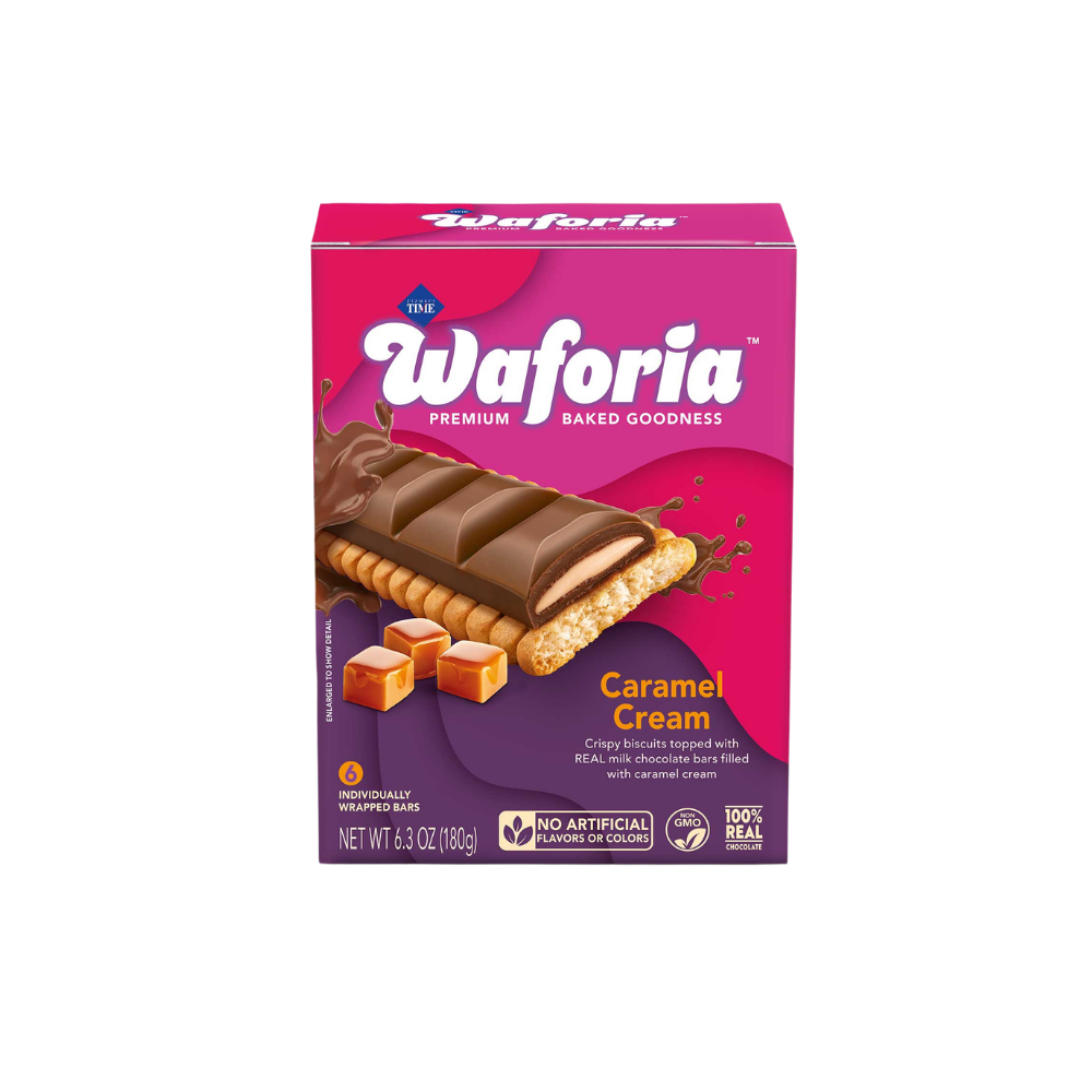 Biscuit Bars – Chocolate & Caramel Cream (Case of 6 Boxes)