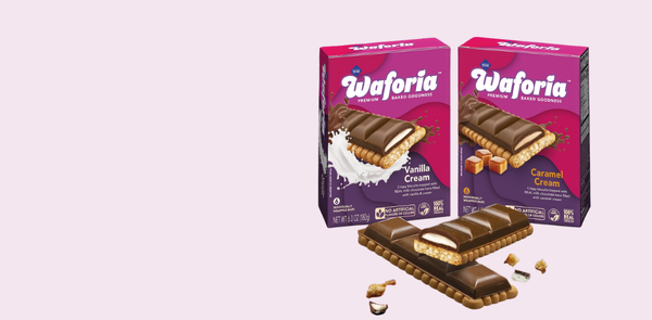 Waforia chocolate-covered biscuit bars


