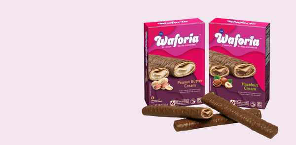 Waforia filled wafer crepes


