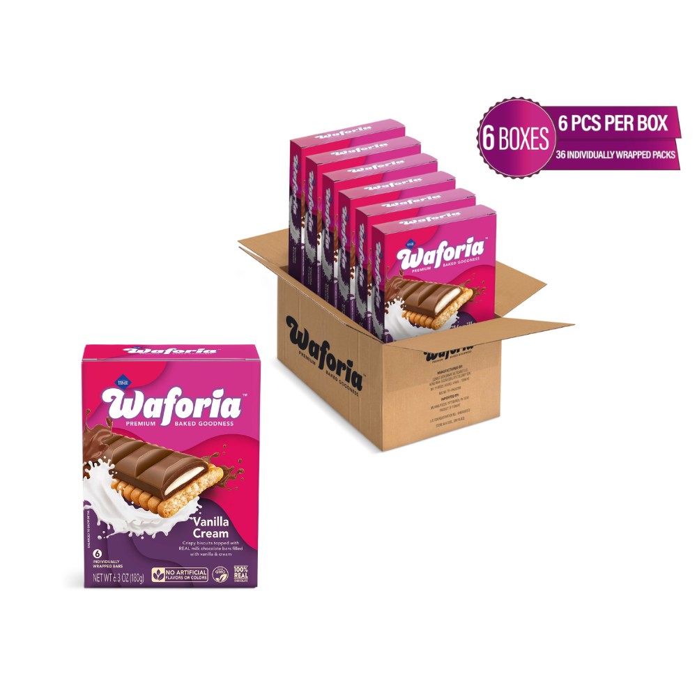 Vanilla Cream x6 Box of Cispy biscuits