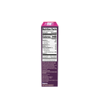 Nutrition facts label on a purple background